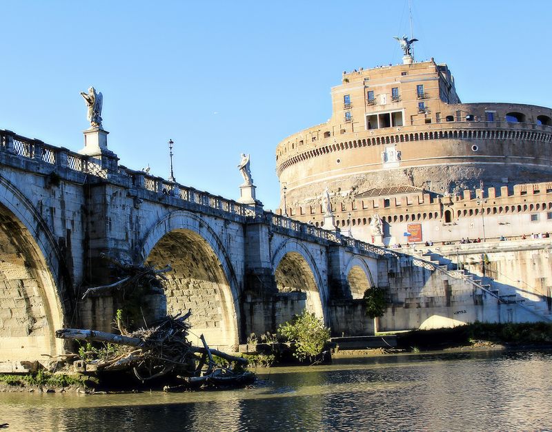 Castle, bridge, and river small amy sorensen
