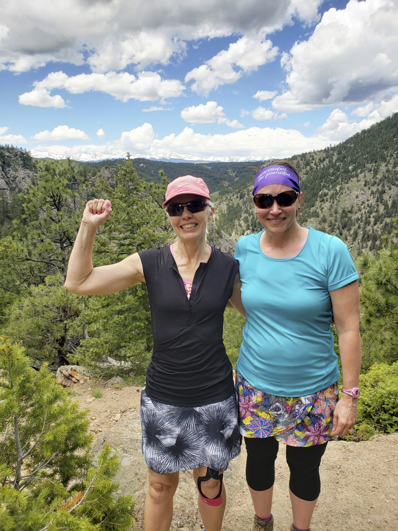 Amy and Lynne flatirons 20190531_130728